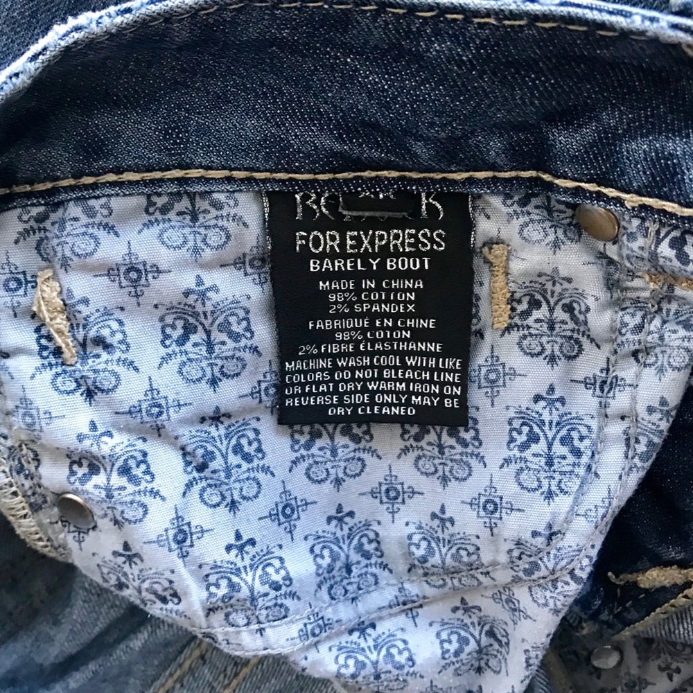 EXPRESS REROCK Barely Boot (8) - Picture 7 of 8